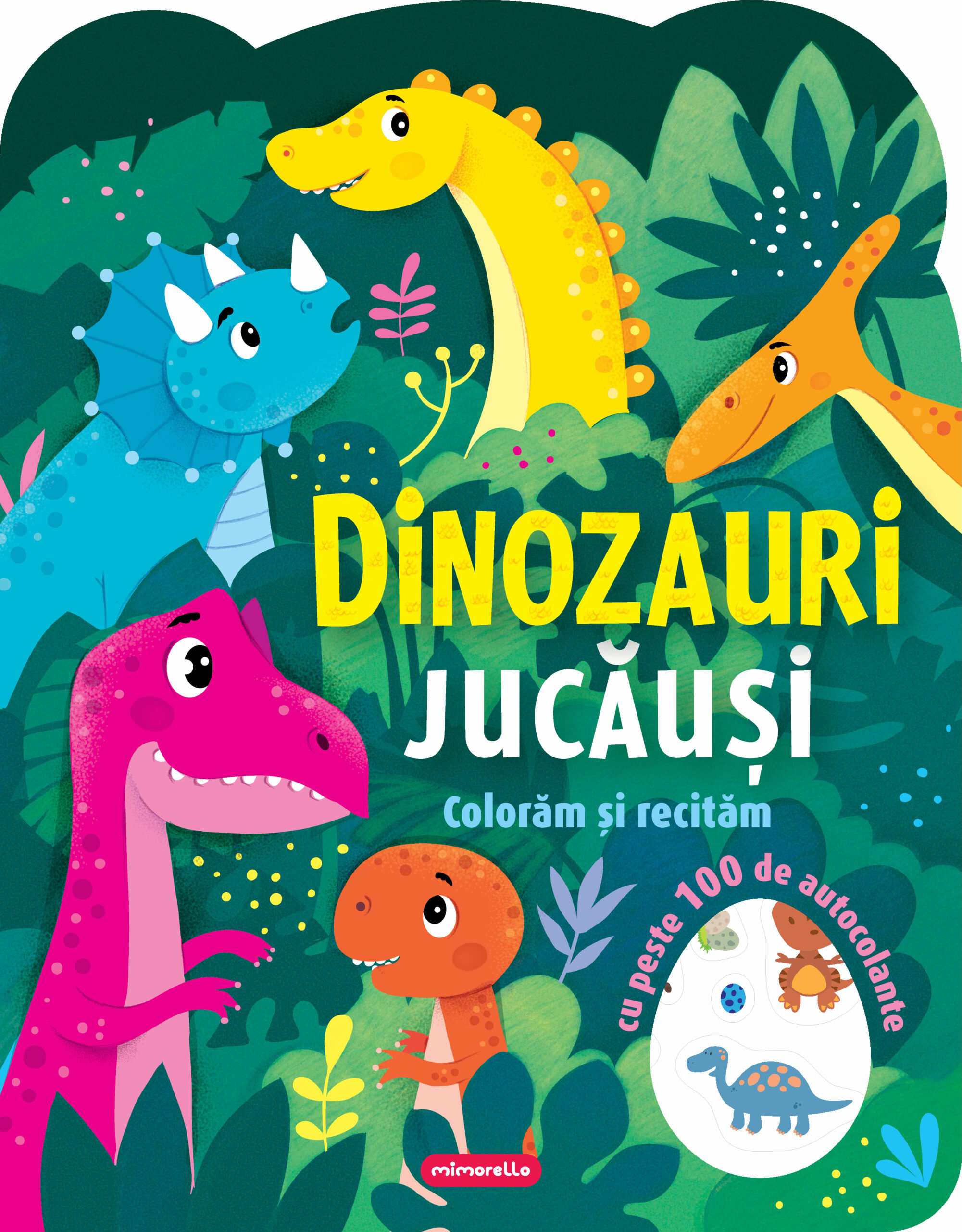 Dinozauri jucăuși - Colorăm și recităm