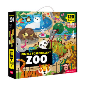 Joc educativ - Puzzle Fosforescent Mimorello - ZOO - Kreativ