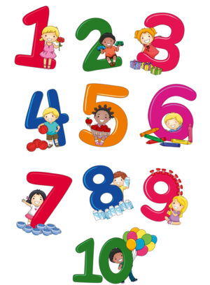 Numere – Set planse (KP-012) - 30 x 40 cm - Kreativ