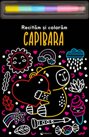 Capibara – Recităm și colorăm