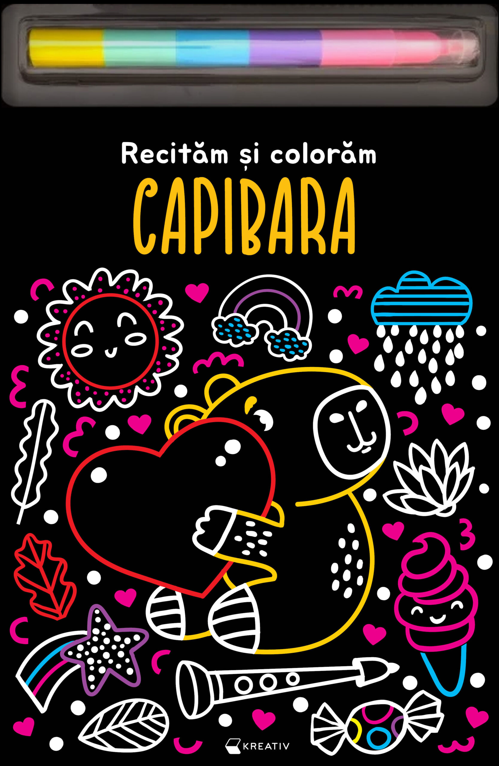 Capibara – Recităm și colorăm