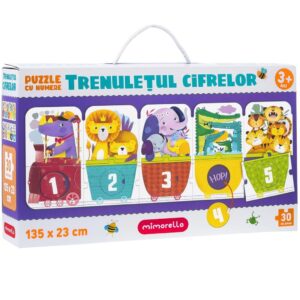 Puzzle - Trenuletul cifrelor